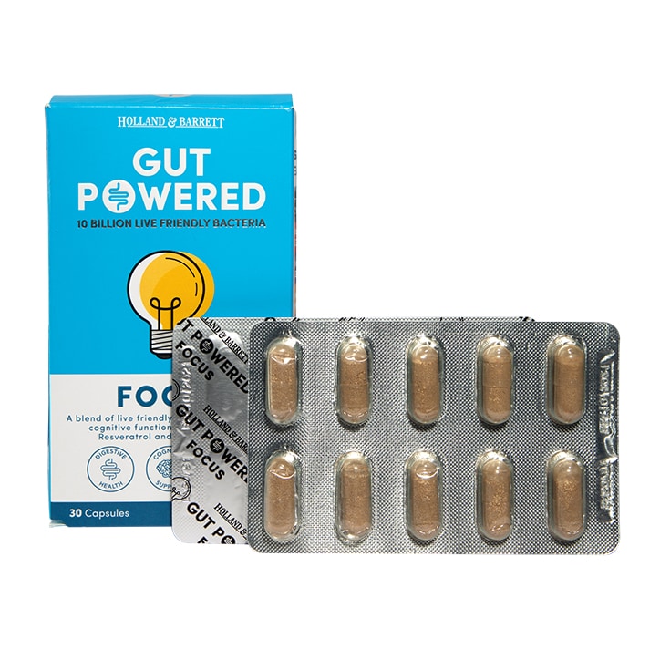 Holland & Barrett Gut Powered Focus 30 Capsules